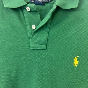 Ralph Lauren Polo in Forest Green with Yellow Emblem